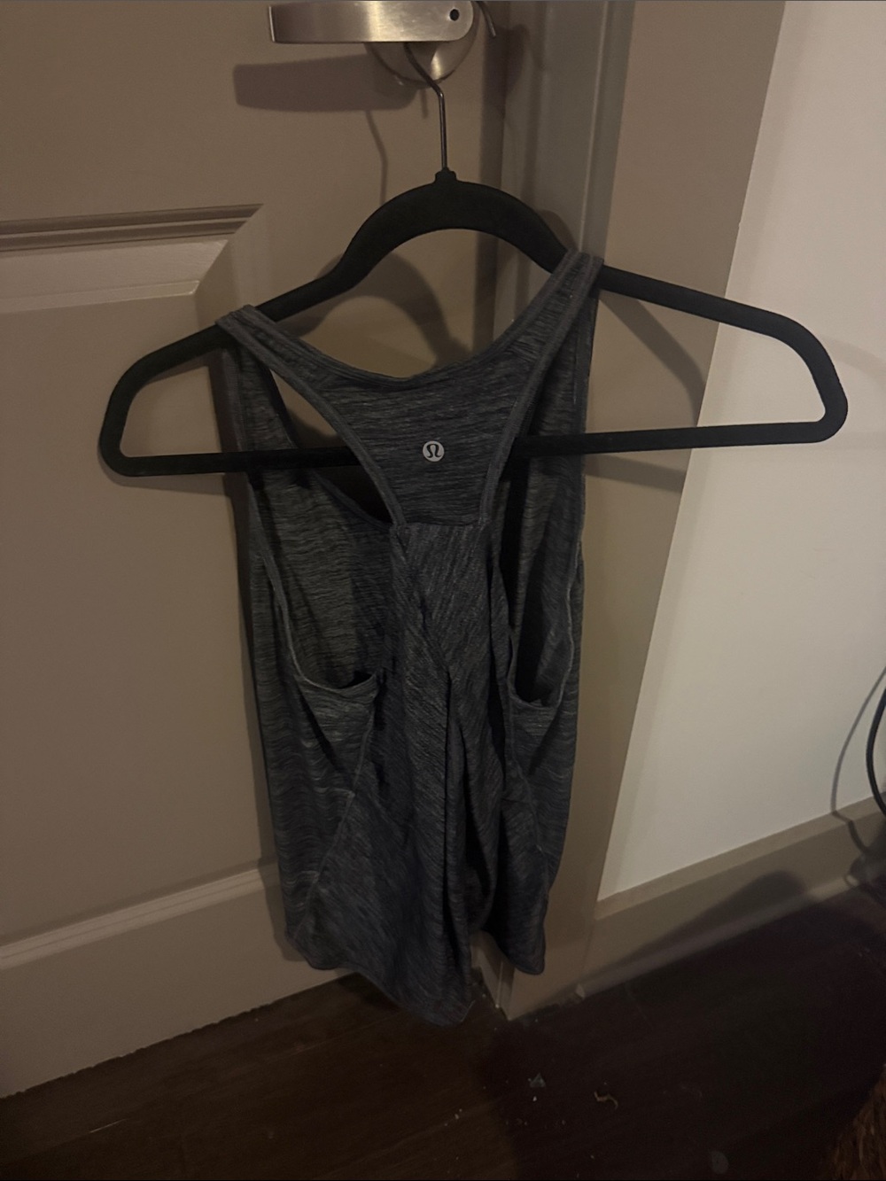 lululemon athletica Heathered Gray Racerback Tank - Picture 2 of 3